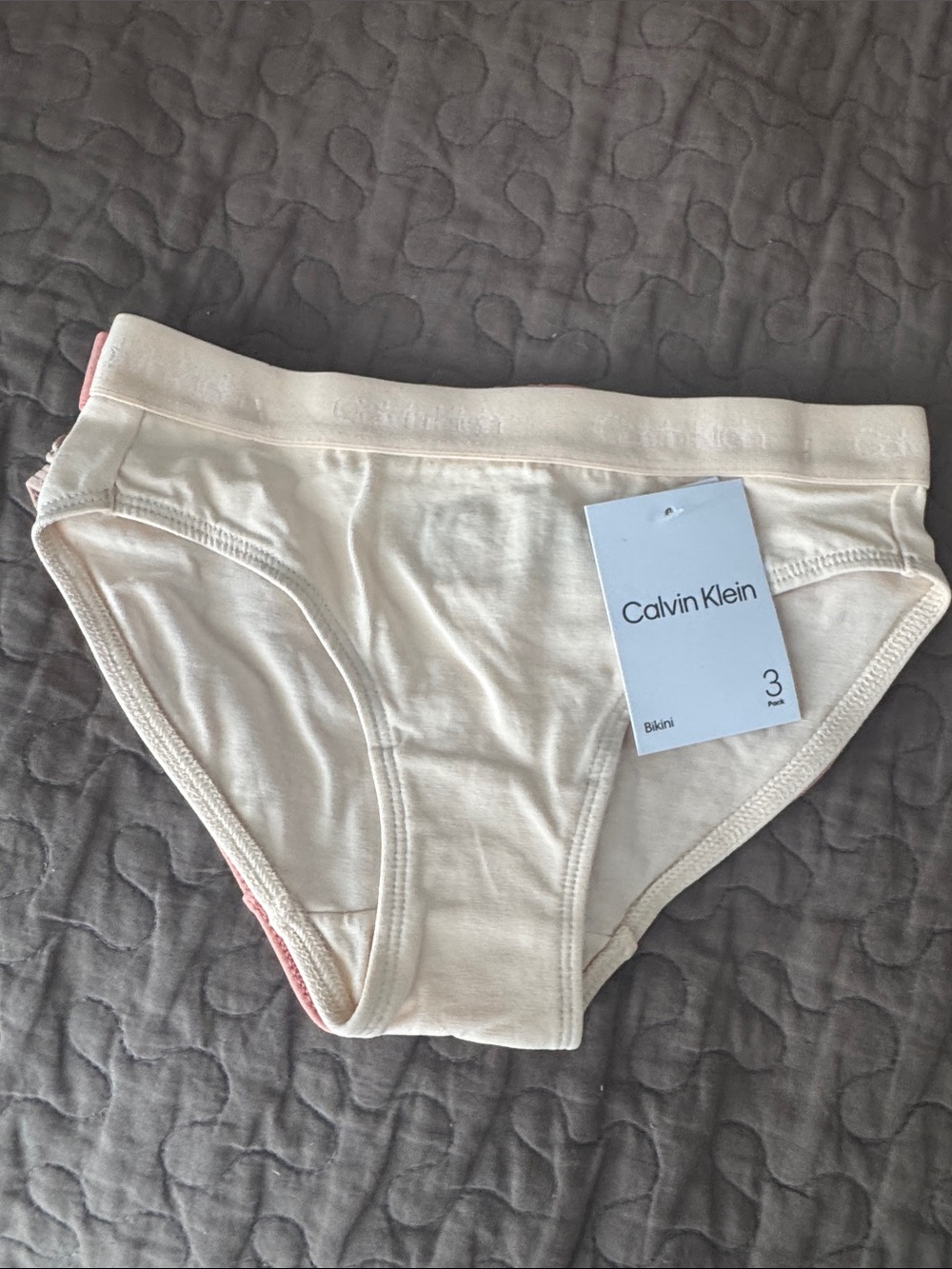 Calvin Klein Bikini Briefs - Cream